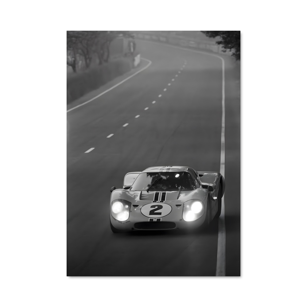 Poster fascinant du Mans